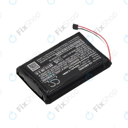 Batterie pour Garmin Zumo 340LM, 350LM, 390LM, 1800mAh, Li-Pol, 3.7V, 361-00059-00, HQ