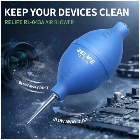Relife RL-043A - Souffleur d'air anti-poussière 2en1 (Bleu)