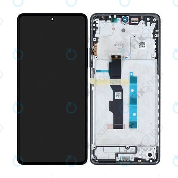 Xiaomi Redmi Note 13 5G 2312DRAABC - Écran LCD + Ecran Tactile + Cadre (Graphite) - 5600020N1700 Genuine Service Pack