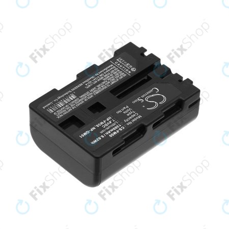 Batterie pour Sony CCD-TR108, Cyber-shot DSC-S50, 1300mAh, Li-Ion, 7.4V, NP-QM51, HQ