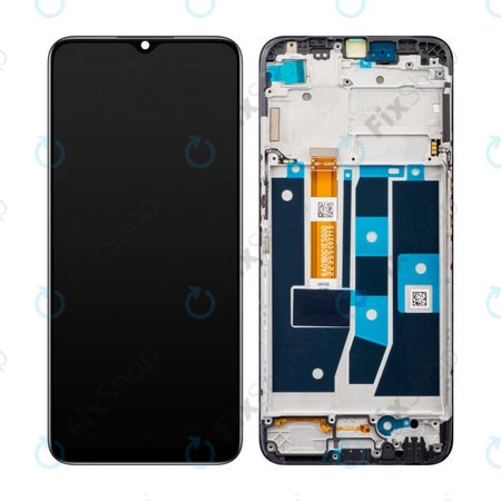 Oppo A54s CPH2273 - Écran LCD + Écran Tactile + Cadre (Noir) - 4908020 Genuine Service Pack