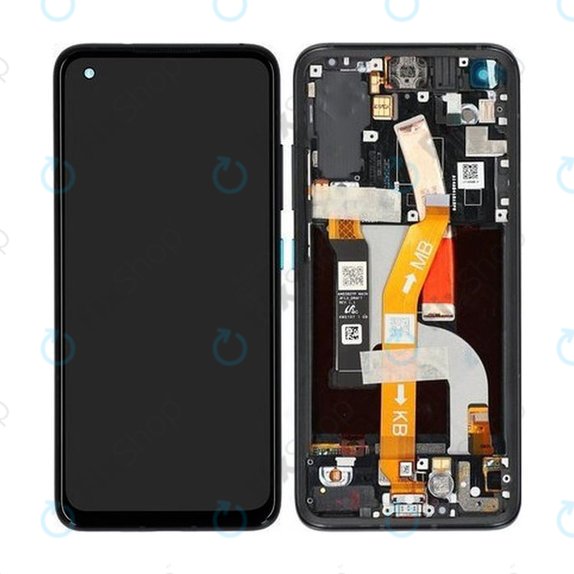 Asus ZenFone 8 ZS590KS - Ecran LCD + Ecran Tactile + Cadre (Noir Obsidienne) - 90AI0061-R20010 Genuine Service Pack