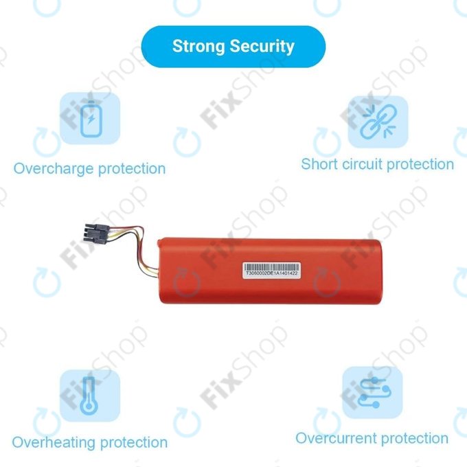 Xiaomi Roborock S-series, T-series, Q-series - Batterie XJT-2P4S-6000 Li-Ion 14.4V 6000mAh