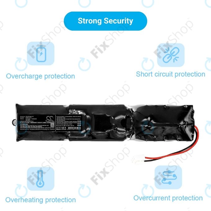 Rowenta Air Force Extreme Série RH, série Tefal TY - Batterie RS-RH5274 2500mAh HQ