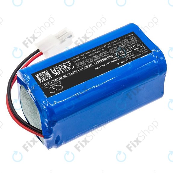 Batterie pour Concept VR2000, Zaco A4s, A6, A8s, A9s, 2600mAh, Li-Ion, 14.8V, 501929, HQ