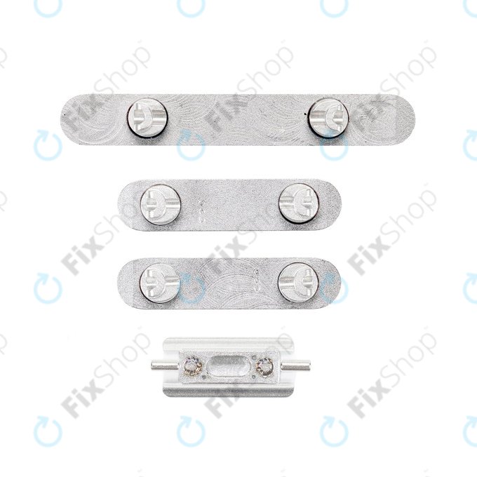 Apple iPhone XS Max - Ensemble de boutons latéraux - Alimentation + Volume + Muet (Argent)