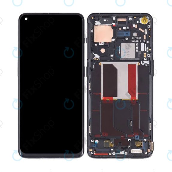 OnePlus 10 Pro NE2210 NE221 - Écran LCD + Écran Tactile + Cadre (Noir Volcanique) OLED