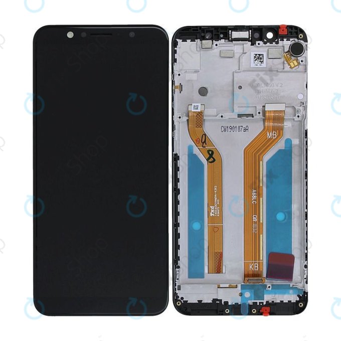 Asus ZenFone Max Pro ZB602KL - Ecran LCD + Ecran Tactile + Châssis (Deepsea Black) - 90AX00T1-R20010 Genuine Service Pack