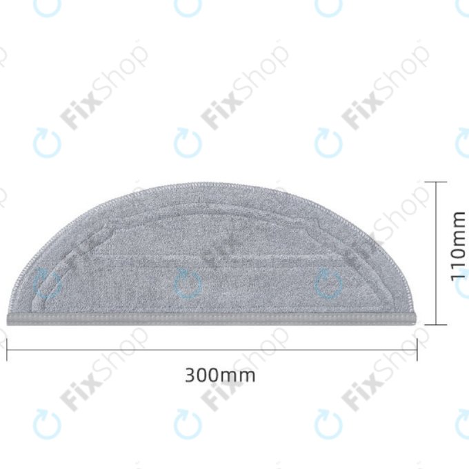 Chiffon de vadrouille, 2 pièces, Lavable pour Roborock Q10 VF, VF+, V, V+, S5, S5+