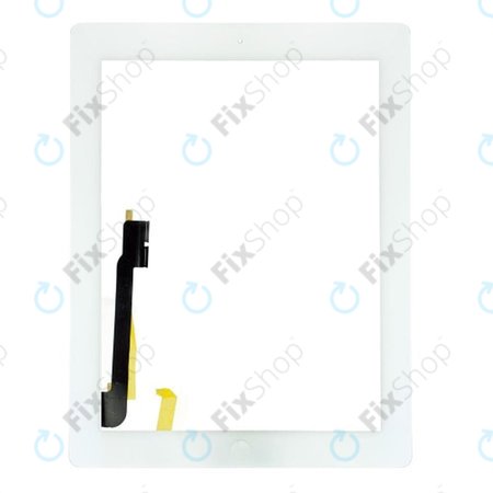 Apple iPad 3, iPad 4 - Écran tactile + bouton Accueil (Blanc)