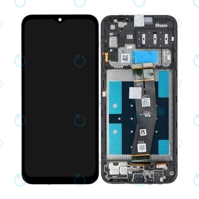 Samsung Galaxy A14 A145F - Écran LCD + Écran Tactile + Cadre (Noir) - GH81-23541A, GH81-23540A Genuine Service Pack
