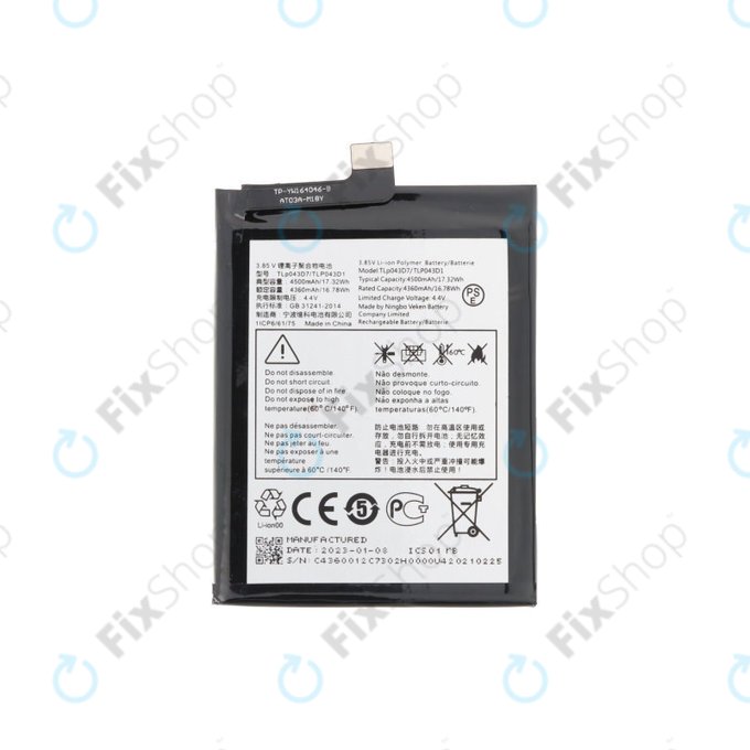 TCL 10 Pro, 10+, 20 Pro 5G - Batterie TLP043D1 4500mAh