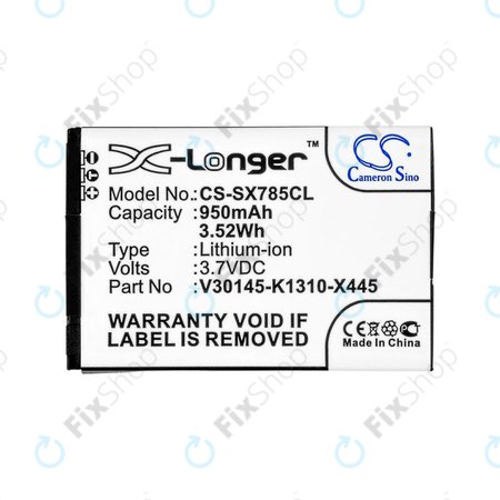 Batterie pour Siemens Gigaset, Openstage, SL, 950mAh, Li-Ion, 3.7V, V30145-K1310-X445, HQ