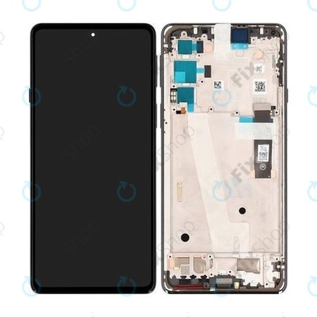 Motorola Edge 20 XT2143 - Écran LCD + Écran tactile + Cadre (Gris givré) - 5D68C19192 Genuine Service Pack