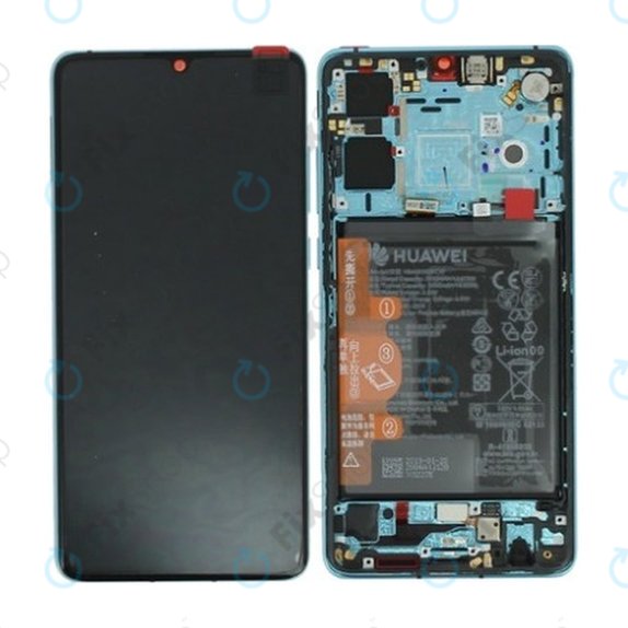 Huawei Honor 20e - Écran LCD + Ecran Tactile + Cadre + Batterie (Bleu Phantom) - 02353QEN Genuine Service Pack