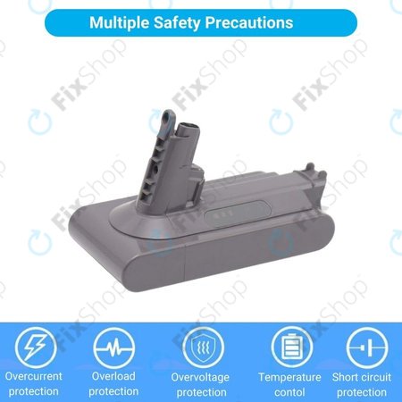 Dyson V10 - Batterie 969352-02, SV12, 206340 Li-Ion 25.2V 3000mAh