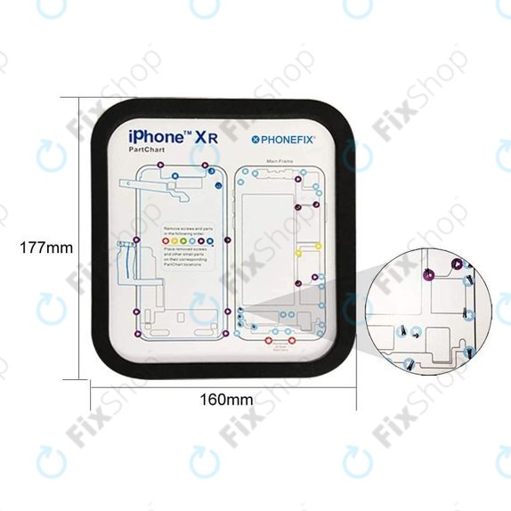 Tapis à vis magnétique pour iPhone 6 - 11 Pro Max