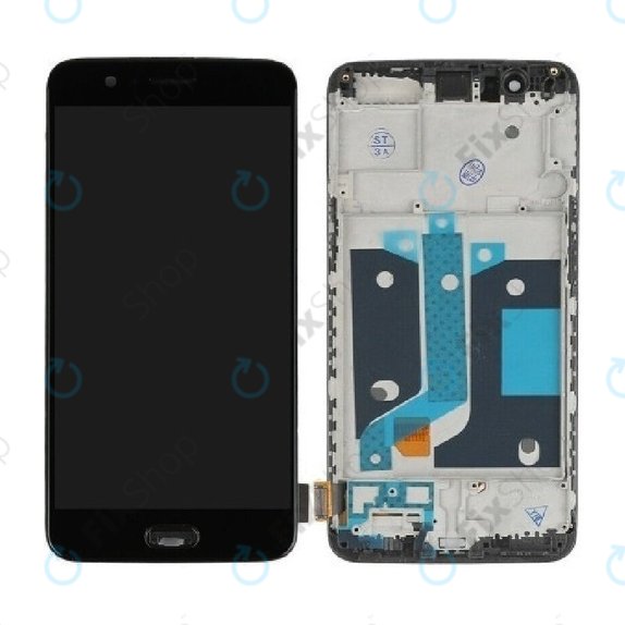 OnePlus 5 - Écran LCD + Écran tactile + Cadre (Noir Phantom) TFT