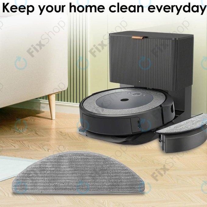 Chiffon de vadrouille, 2 pièces pour iRobot Roomba Combo i5, j5