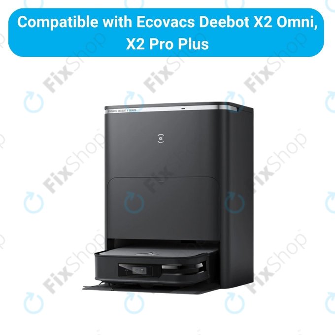 Kit de pièces de rechange pour Ecovacs Deebot X2 Omni (1x Brosse principale, 2x Filtre, 2x Brosse latérale, 4x Chiffon de vadrouille, 2x Sac à poussière)