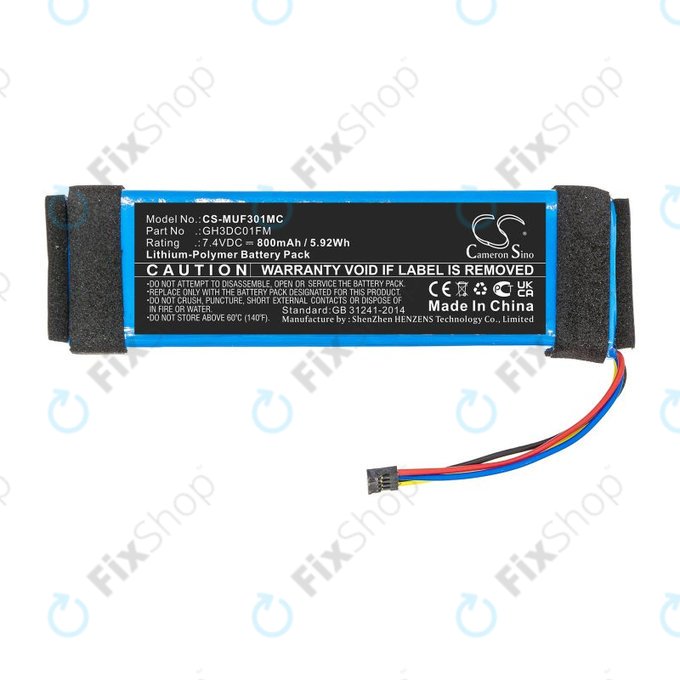 Batterie pour Xiaomi Fimi Palm, 800mAh, Li-Pol, 7.4V, GH3DC01FM, HQ