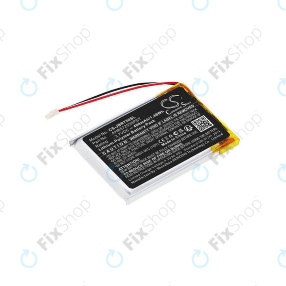 Batterie pour Jabra Evolve 75, 400mAh, Li-Pol, 3.7V, AHB572535PST, HQ