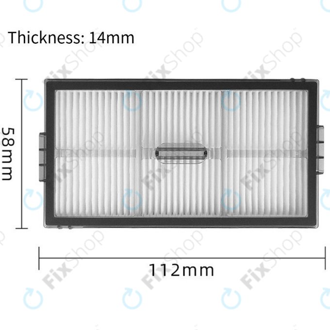 Filtre HEPA, 2 pièces pour Roborock Saros 10R