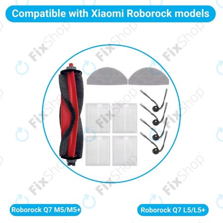 Xiaomi Roborock Q7 M5, Q7 M5+, Q7 L5, Q7 L5+ - Ensemble complet