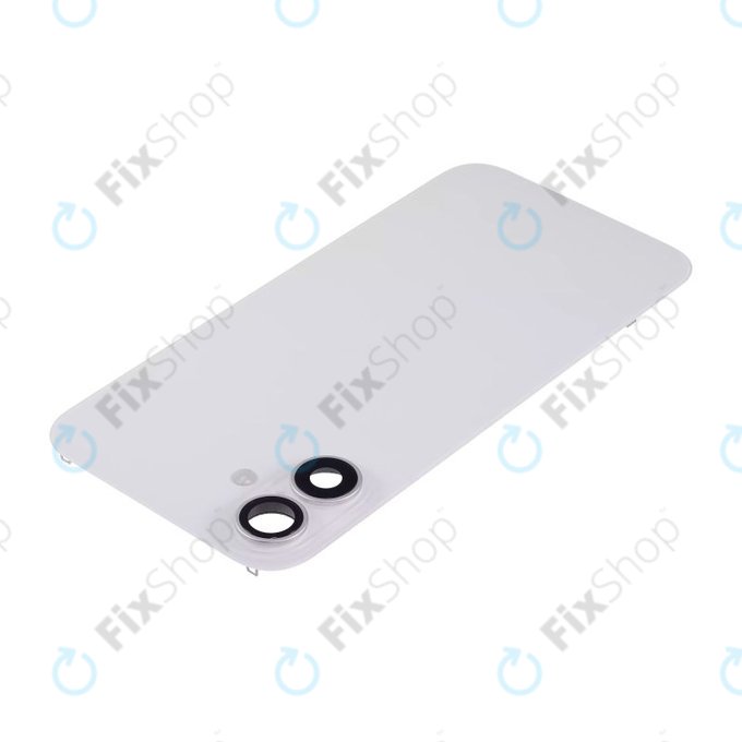 Apple iPhone 16 Plus - Verre de la coque arriere + Verre de caméra + Plaque en métal + Aimants MagSafe (White)