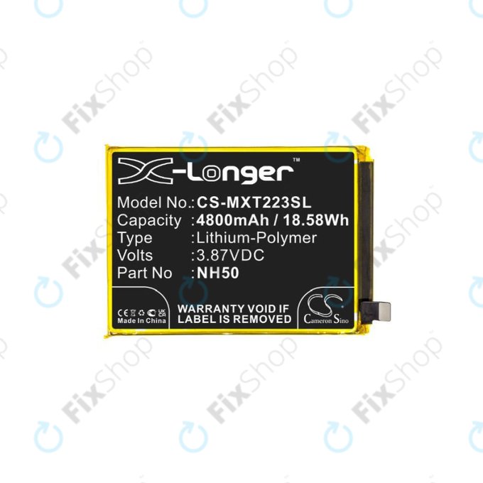 Motorola Moto E32, E32s, G22 - Batterie NH50 4800mAh HQ