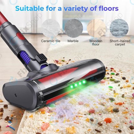 Dyson V-series, Outsize - Tete de nettoyage a rouleau souple avec lumiere LED