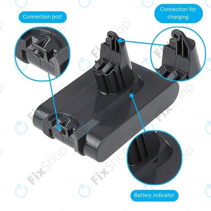 Dyson DC-series, V6 - Batterie 965874-02 Li-Ion 2500mAh