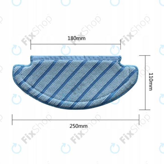 Chiffon de vadrouille, 2 pièces, Lavable pour Ecovacs Deebot N8-series, T-series, X1 Plus