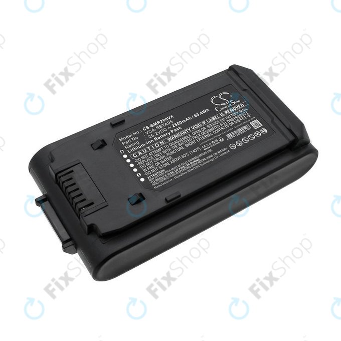 Batterie pour Samsung Bespoke Jet, Bespoke Jet Complete, 2500mAh, Li-Ion, 25.2V, VCA-SBTA95, HQ