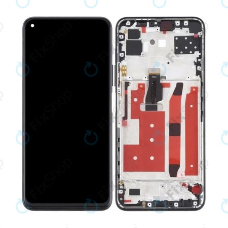 Huawei P40 Lite 5G - Écran LCD + Écran tactile + Cadre (Noir) TFT