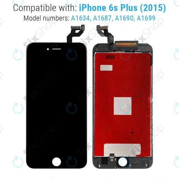 Apple iPhone 6S Plus - Écran LCD + Écran Tactile + Cadre (Noir) Refurbished
