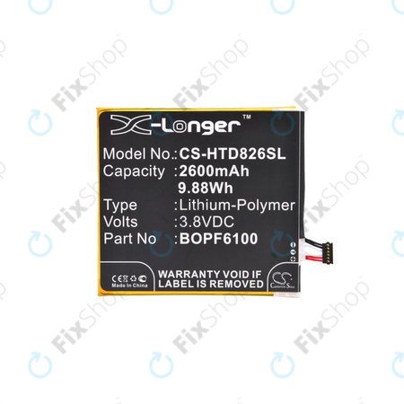 HTC Desire 820 - Batterie BOPF6100 2600mAh HQ