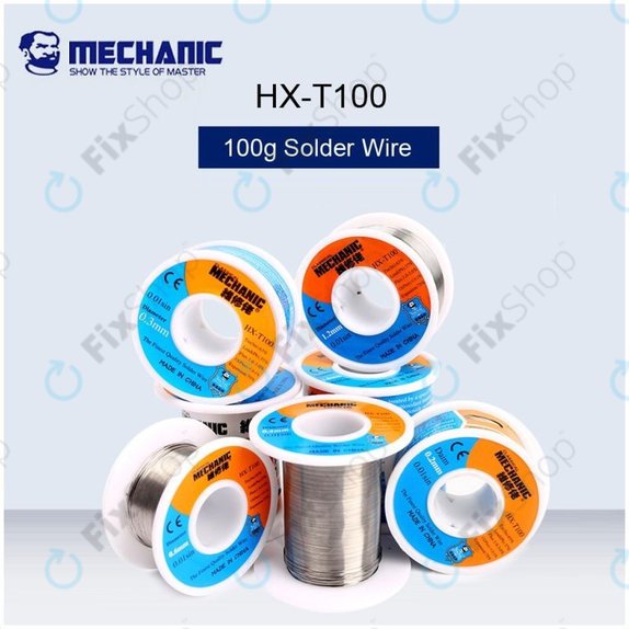 Mechanic HX-T100 - Fil à souder Sn/Pb de la meilleure qualité - 0,5 mm