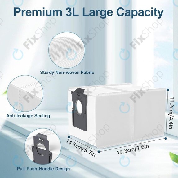Sac à poussière, 2 pièces pour Xiaomi Dreame X40 Ultra, X50 Ultra, L40s Pro Ultra, L40 Ultra, L10s Ultra Gen2, Mova E30 Ultra, Mova V50 Ultra, P60