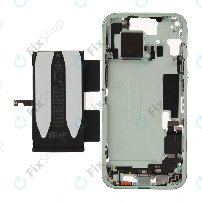 Cadre central avec batterie pour iPhone 15 | Green | ZD076-00673 | Genuine Apple