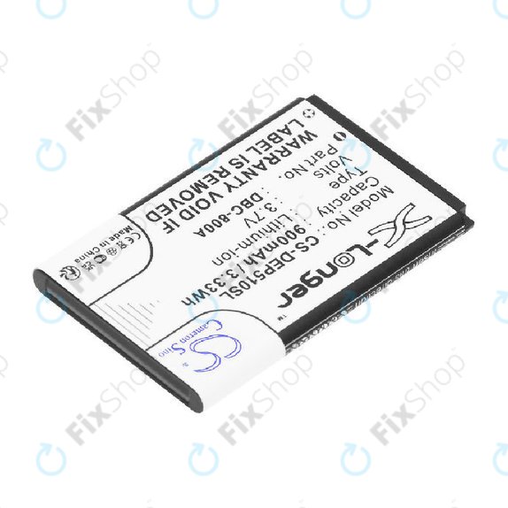 Batterie pour Doro 1360, 900mAh, Li-ion, 3.7V, DBC-800A, HQ