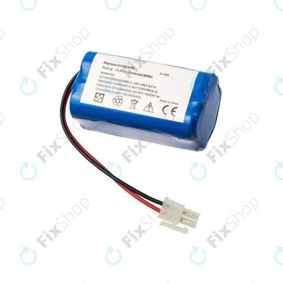 Ecovacs Deebot CEN-series, CR-series, N79-series, X500-series - Batterie 4ICR19/65 Li-Ion 14.8V 2600mAh