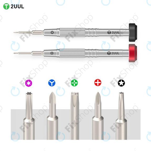 2UUL Tournevis quotidien - Acier vanadium - Phillips PH0000 (1,2 mm)