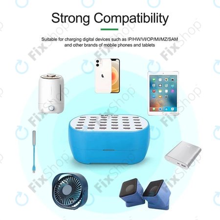 Relife RL-304M - Chargeur USB Smart Service - 30x USB / 160W