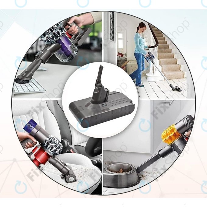 Dyson V8 - Batterie 215681, PM8-US-HFB1497A Li-Ion 21.6V 4000mAh