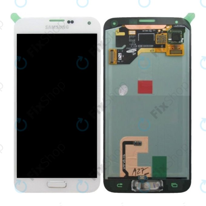 Samsung Galaxy S5 G900F - Écran LCD + Écran tactile (Blanc chatoyant) - GH97-15959A, GH97-15734A Genuine Service Pack