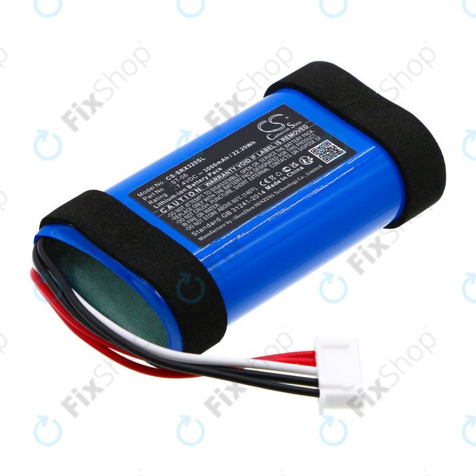 Batterie pour Sony SRS-XB31, 3000mAh, Li-Ion, 7.4V, ST-06, HQ