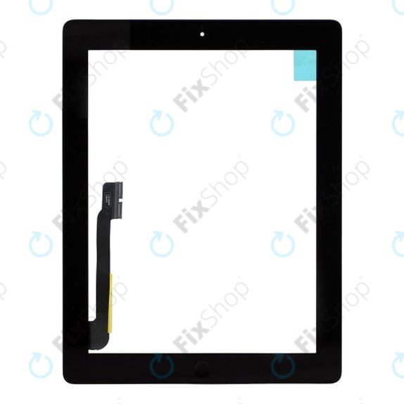 Tactile avec bouton Home pour iPad 3, iPad 4, Black