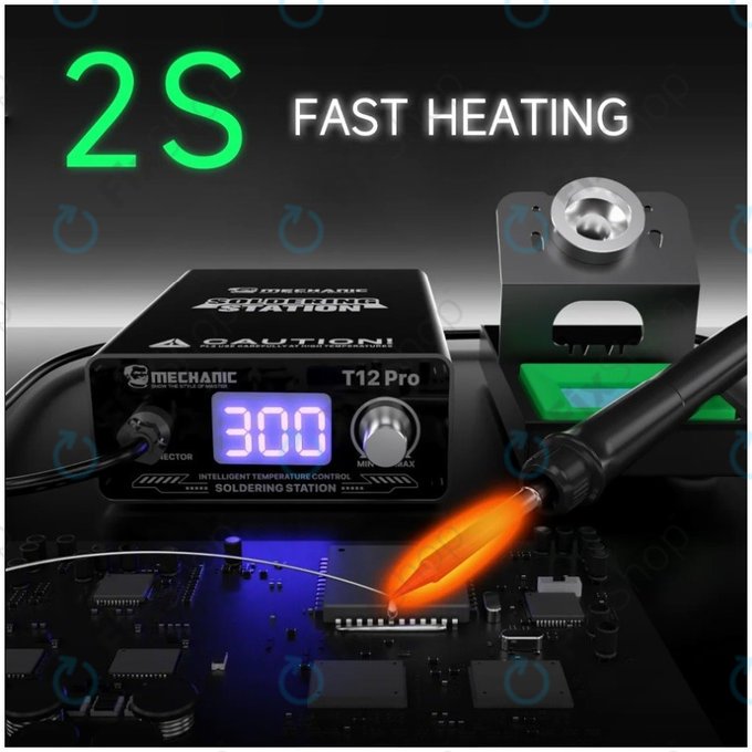 Mechanic T12 Pro - Station de Soudage Numérique (Black)