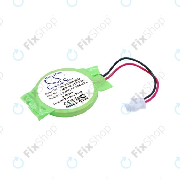 Batterie de secours pour Dell Latitude E6320, 200mAh, Lithium, 3V, 077-A00, HQ